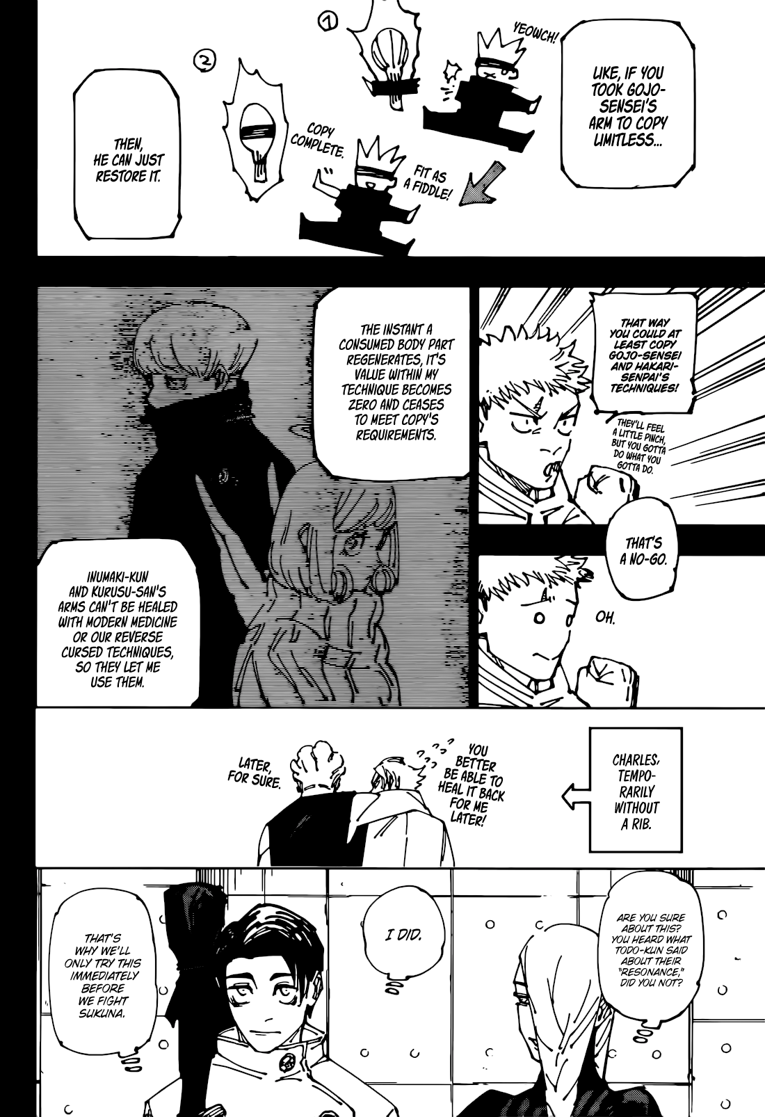 Jujutsu Kaisen Chapter 267 7